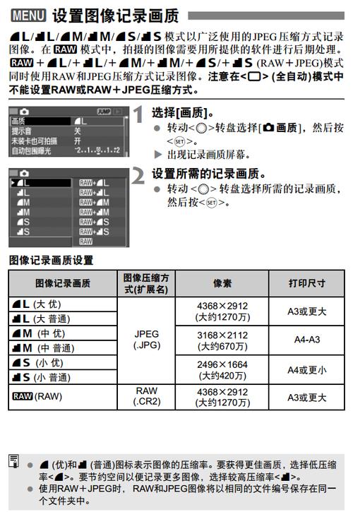 佳能R画质设置（佳能rp图像画质设置）