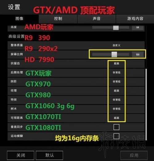 10606g怎么调画质（1060显卡设置提高帧数）